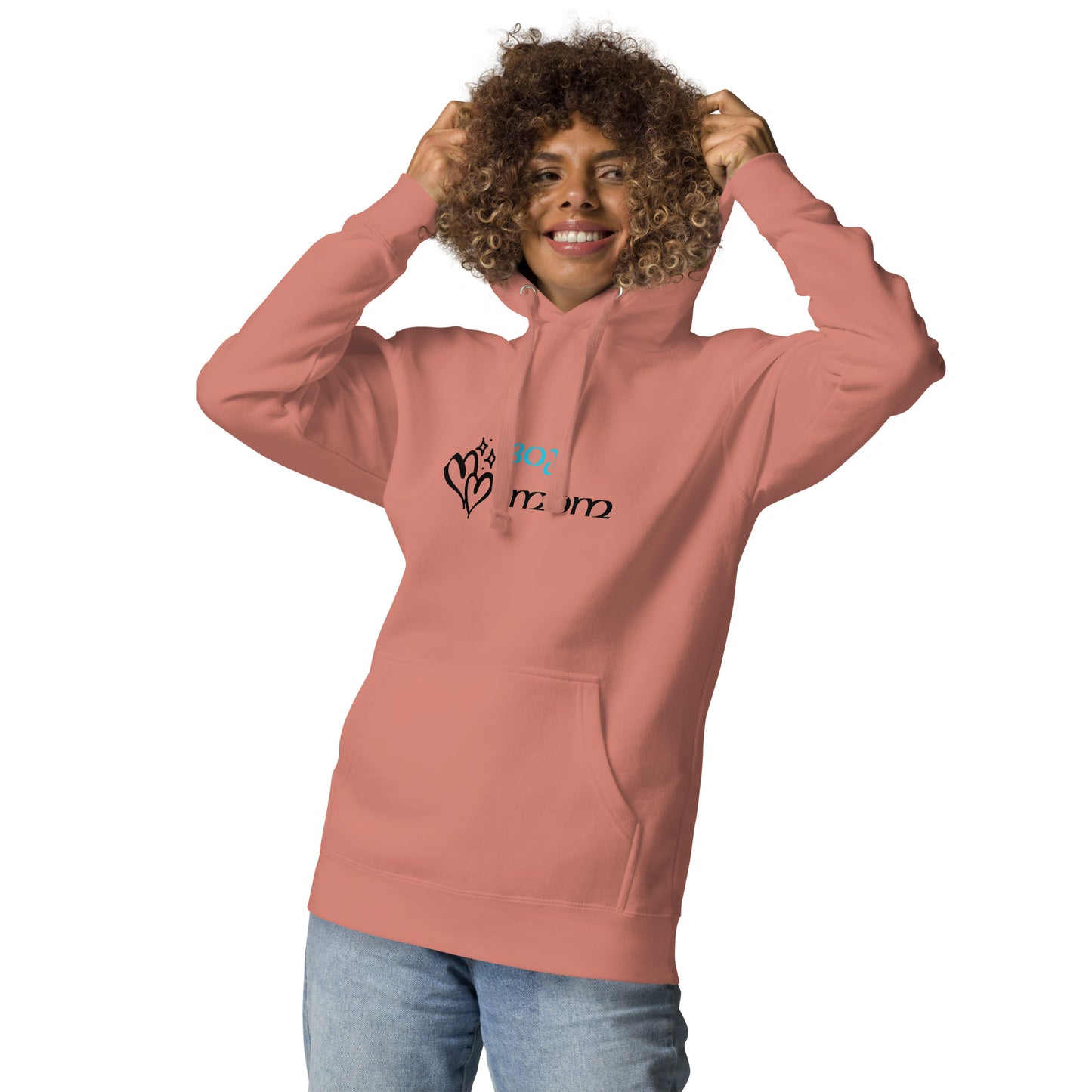 Boy Mom (Blue-Black) - Women's Sweatshirt