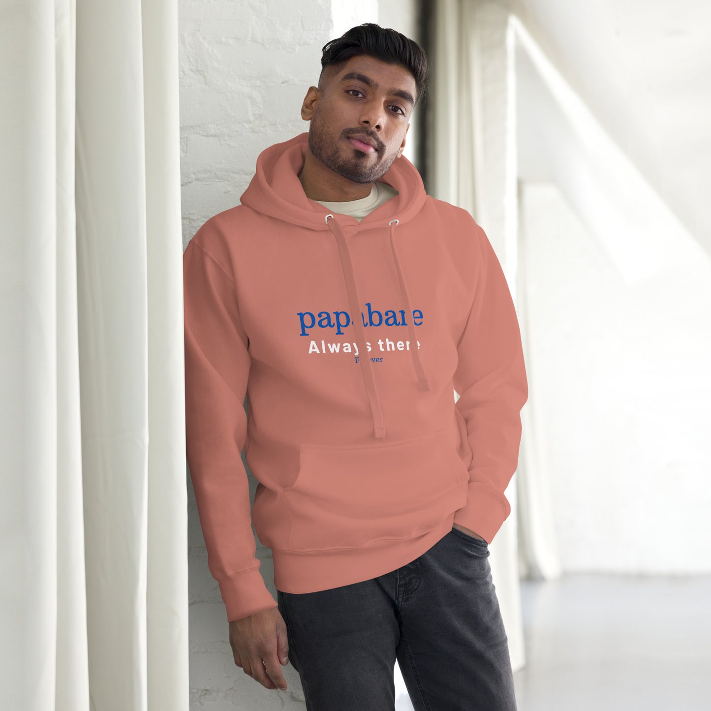 Papabare Always There Forever (Blue) Hoodie