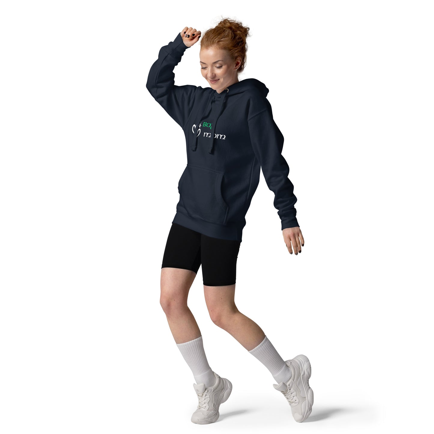 Boy Mom (Green-White) - Women's Sweatshirt