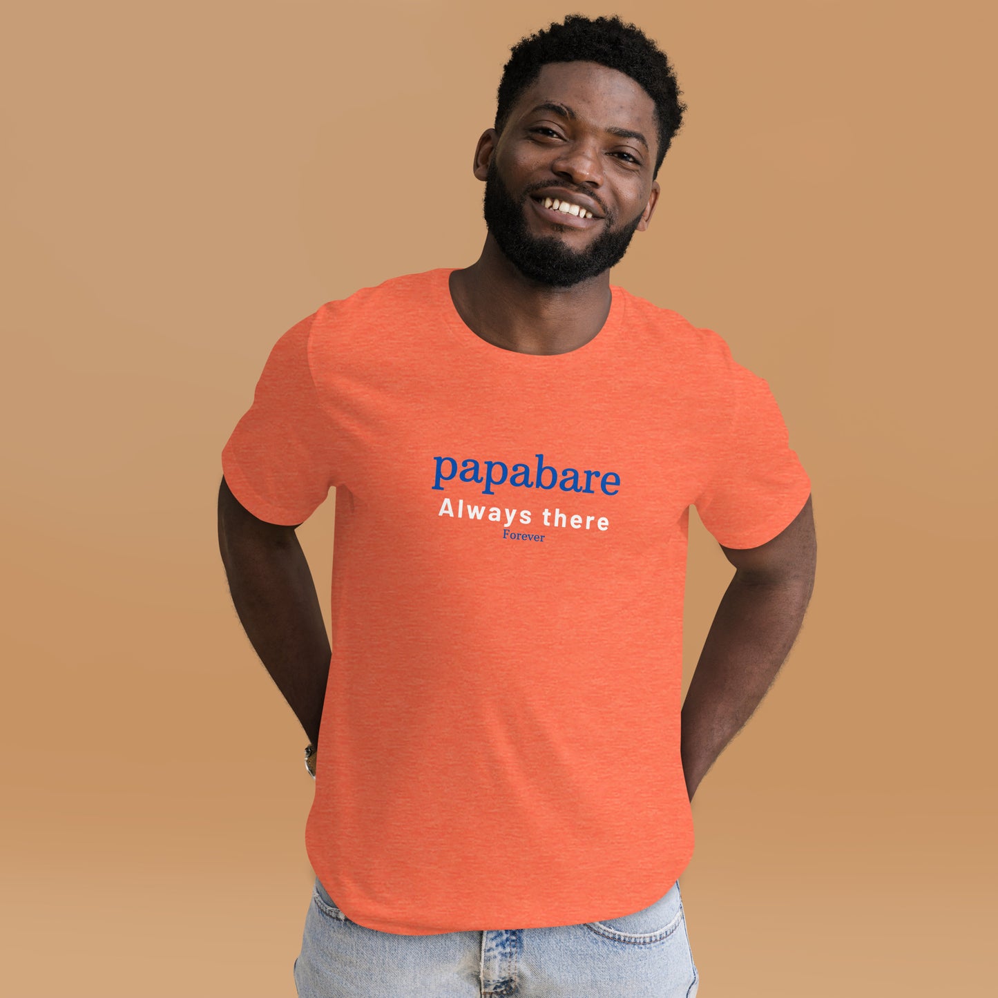 Papabare Always There Forever (Blue) T-shirt