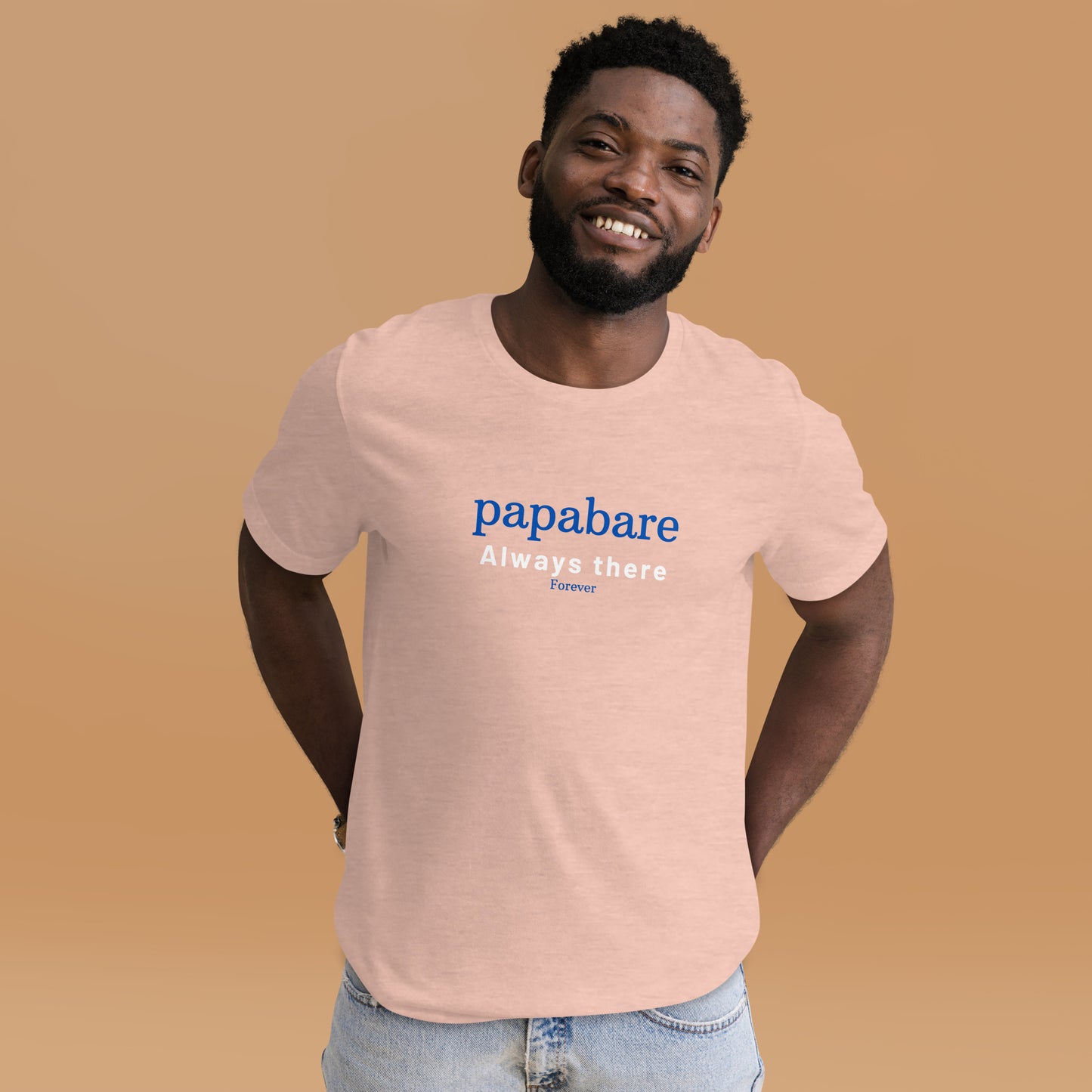 Papabare Always There Forever (Blue) T-shirt