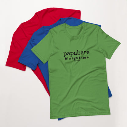 PapaBare Always There (Black) T-shirt