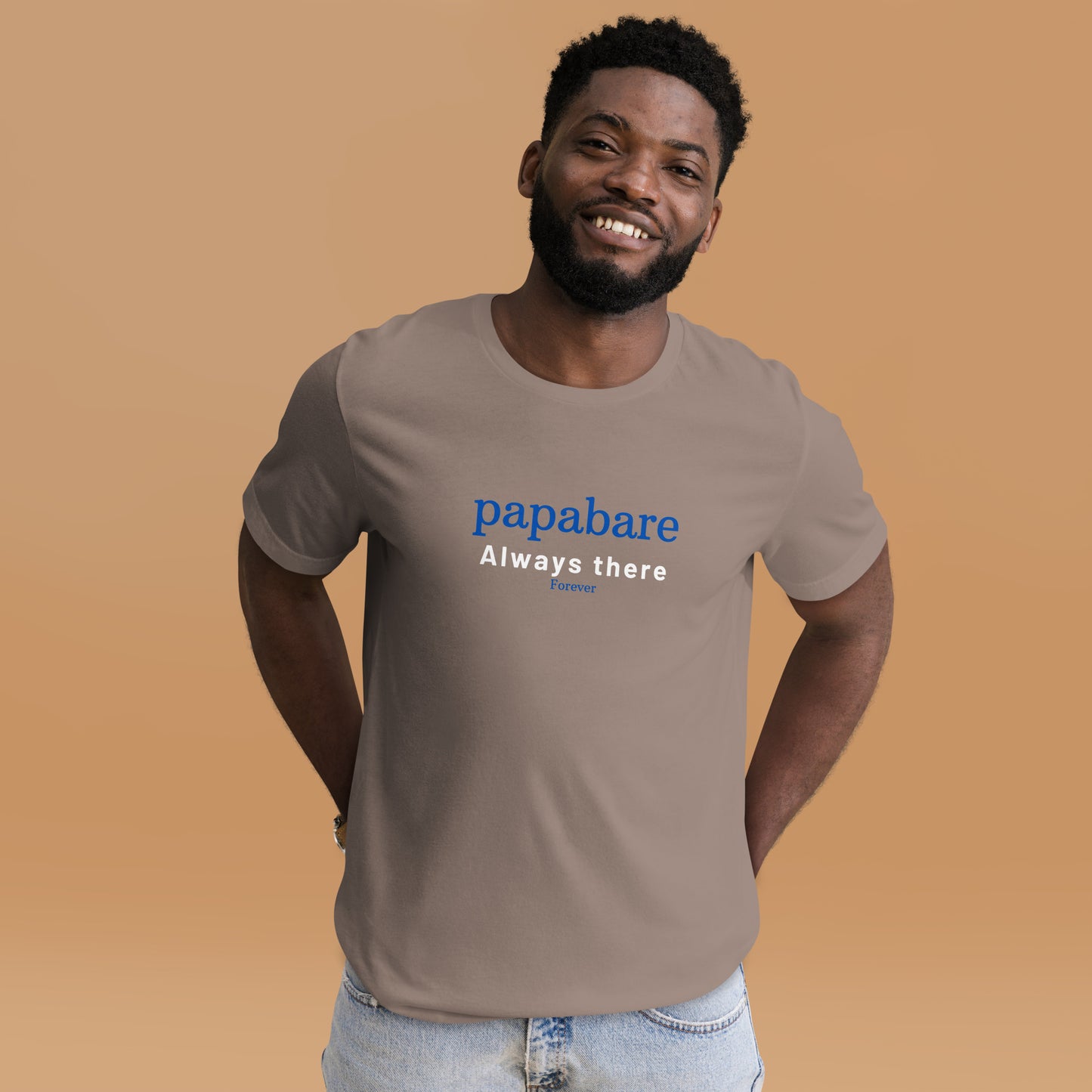 Papabare Always There Forever (Blue) T-shirt