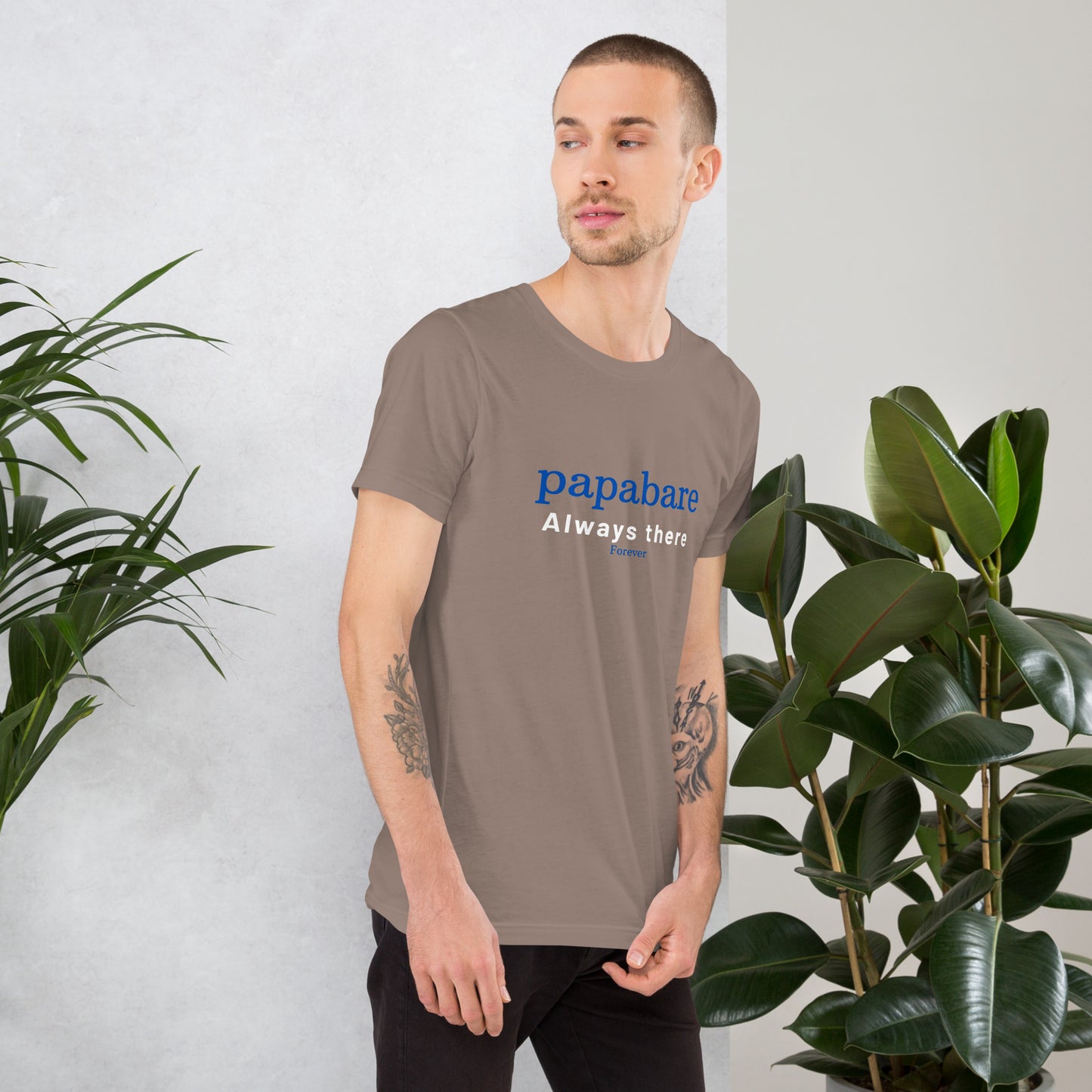 Papabare Always There Forever (Blue) T-shirt