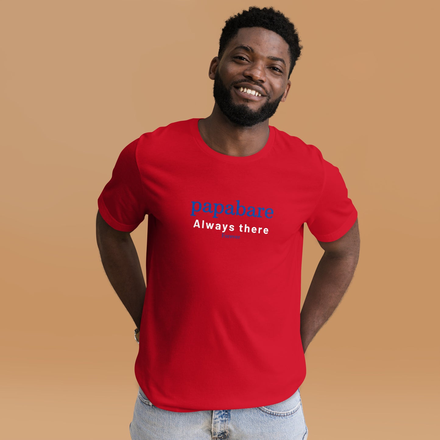 Papabare Always There Forever (Blue) T-shirt