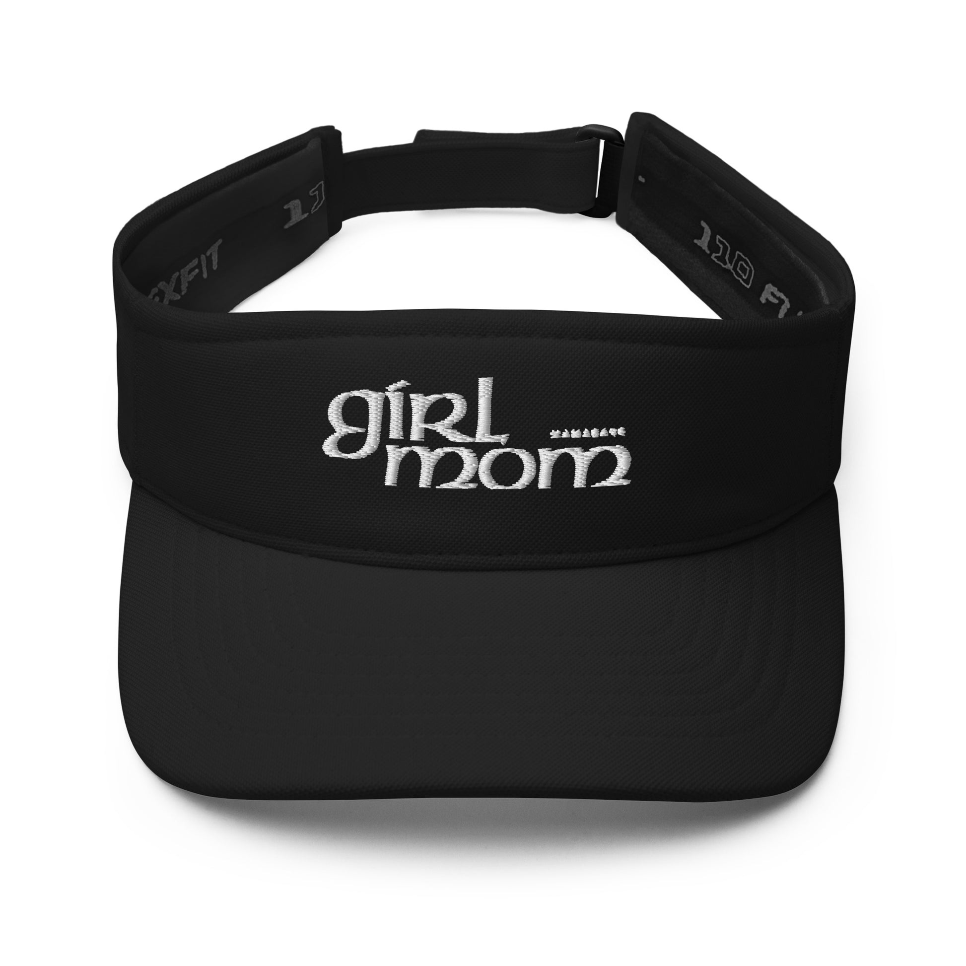 MamaBare Girl Mom (White) Visor - Image #1
