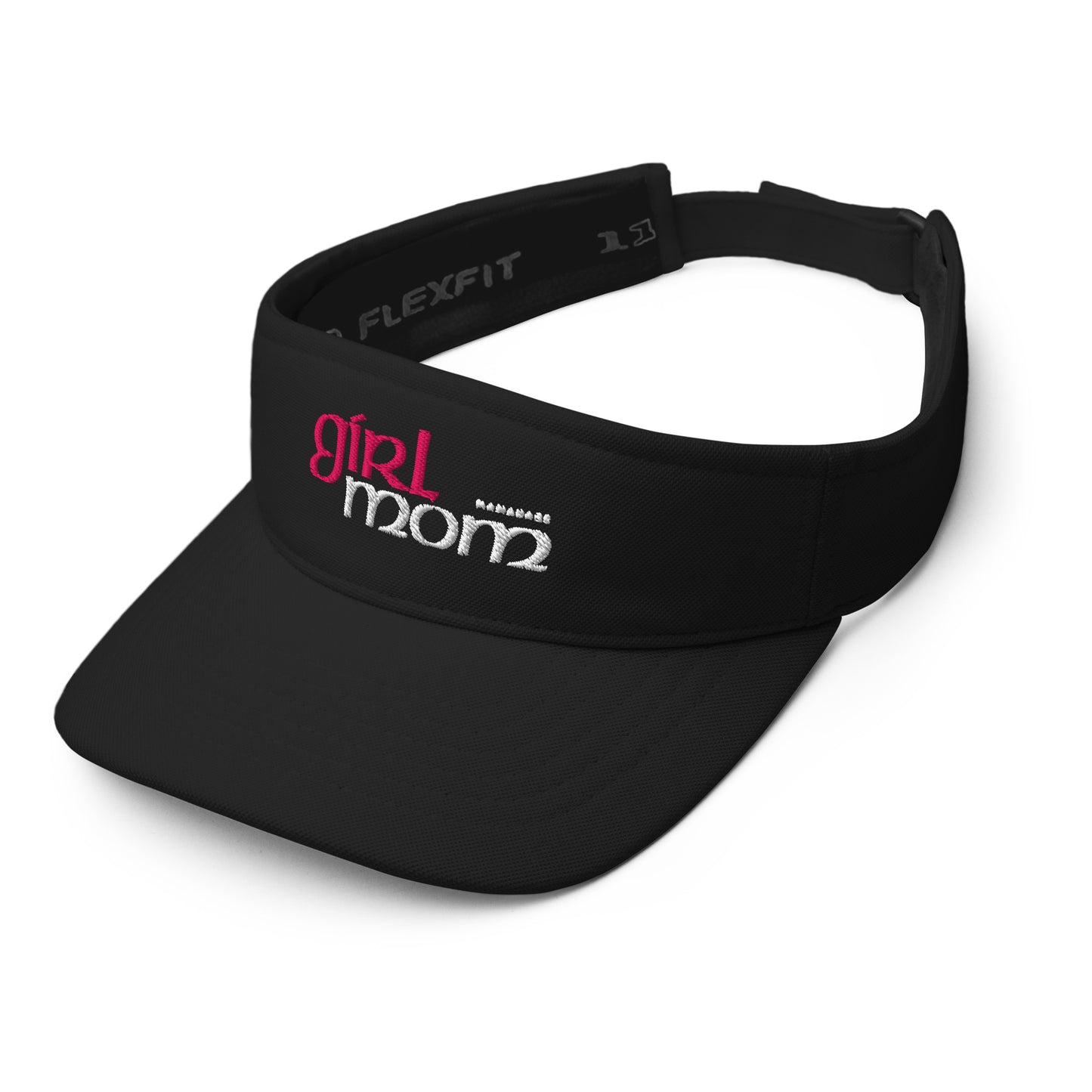 MamaBare Girl Mom (Pink White) Visor - Image #3