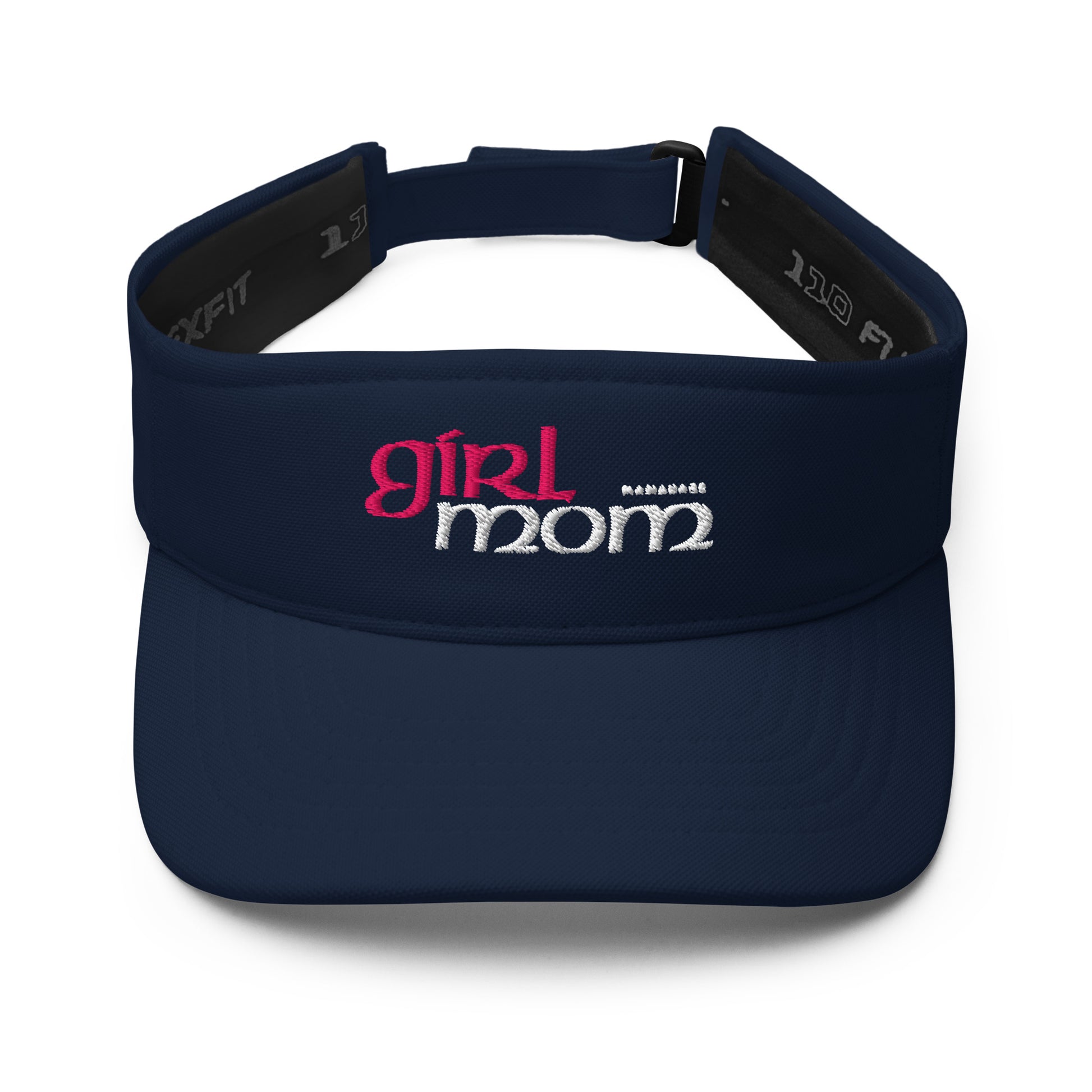 MamaBare Girl Mom (Pink White) Visor - Image #4