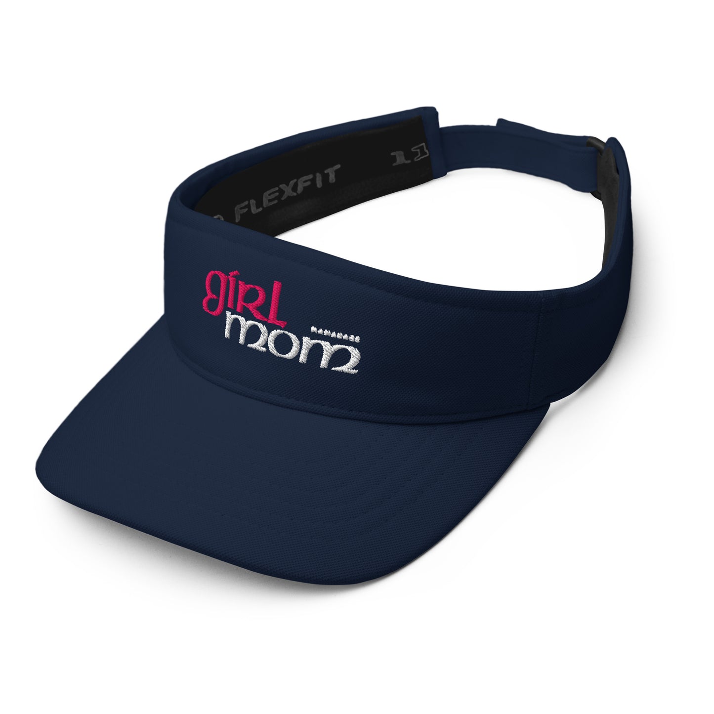 MamaBare Girl Mom (Pink White) Visor - Image #6