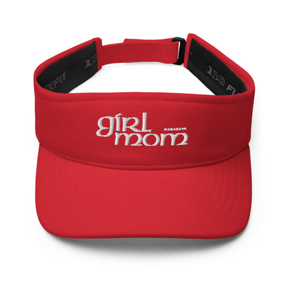 MamaBare Girl Mom (White) Visor - Image #10