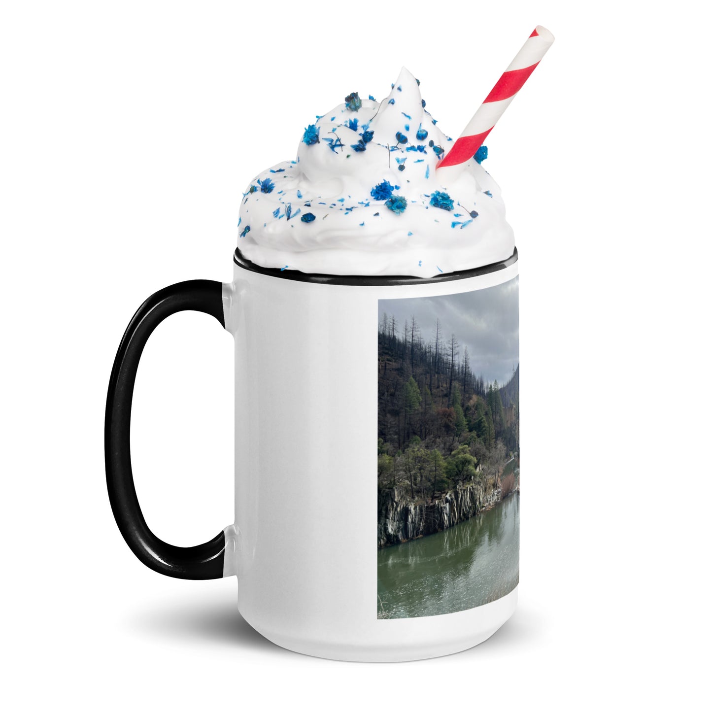 Rustling Creek Forest Mug with Color Inside