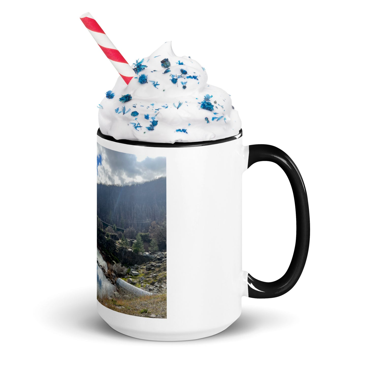 Rustling Creek Forest Mug with Color Inside