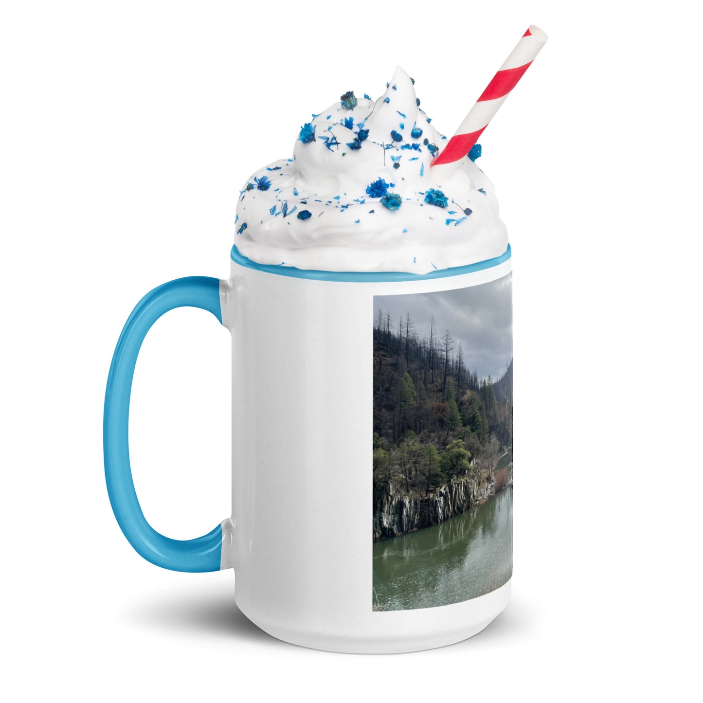 Rustling Creek Forest Mug with Color Inside