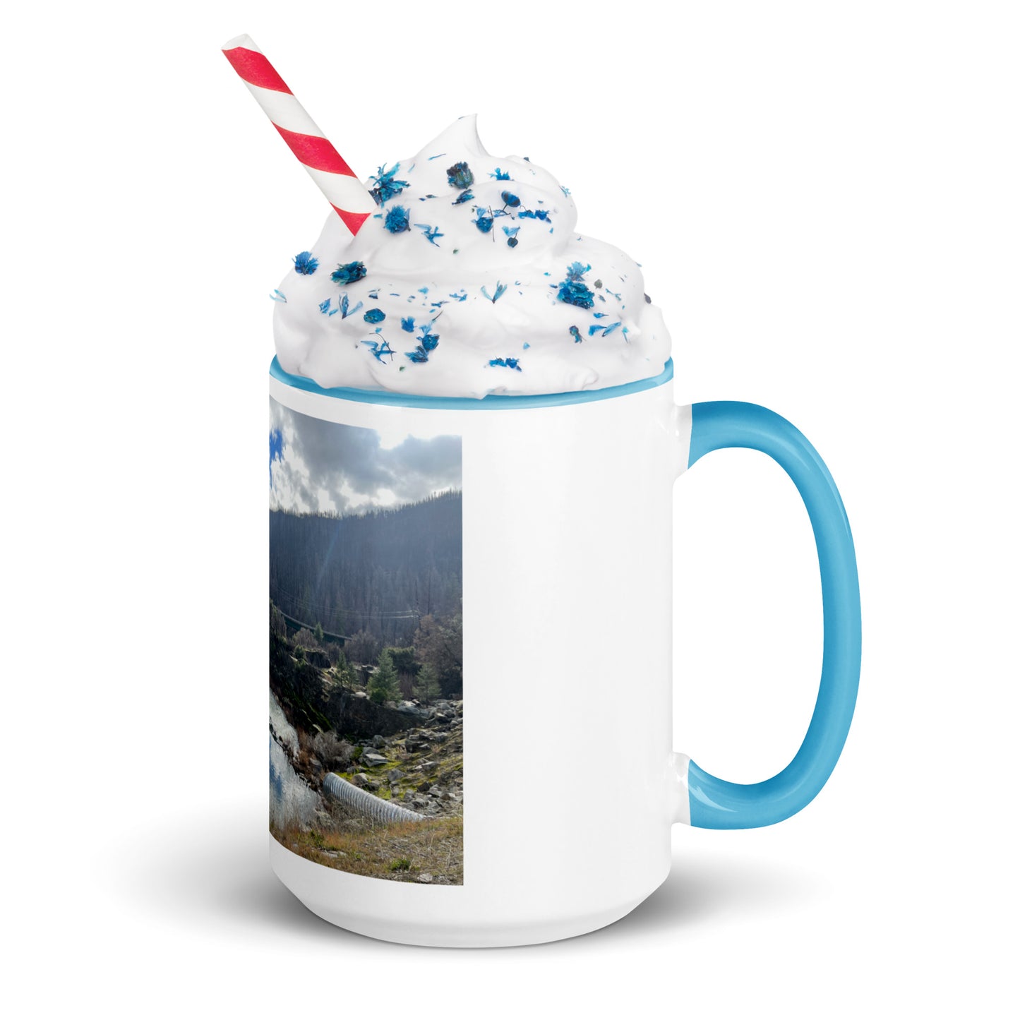 Rustling Creek Forest Mug with Color Inside