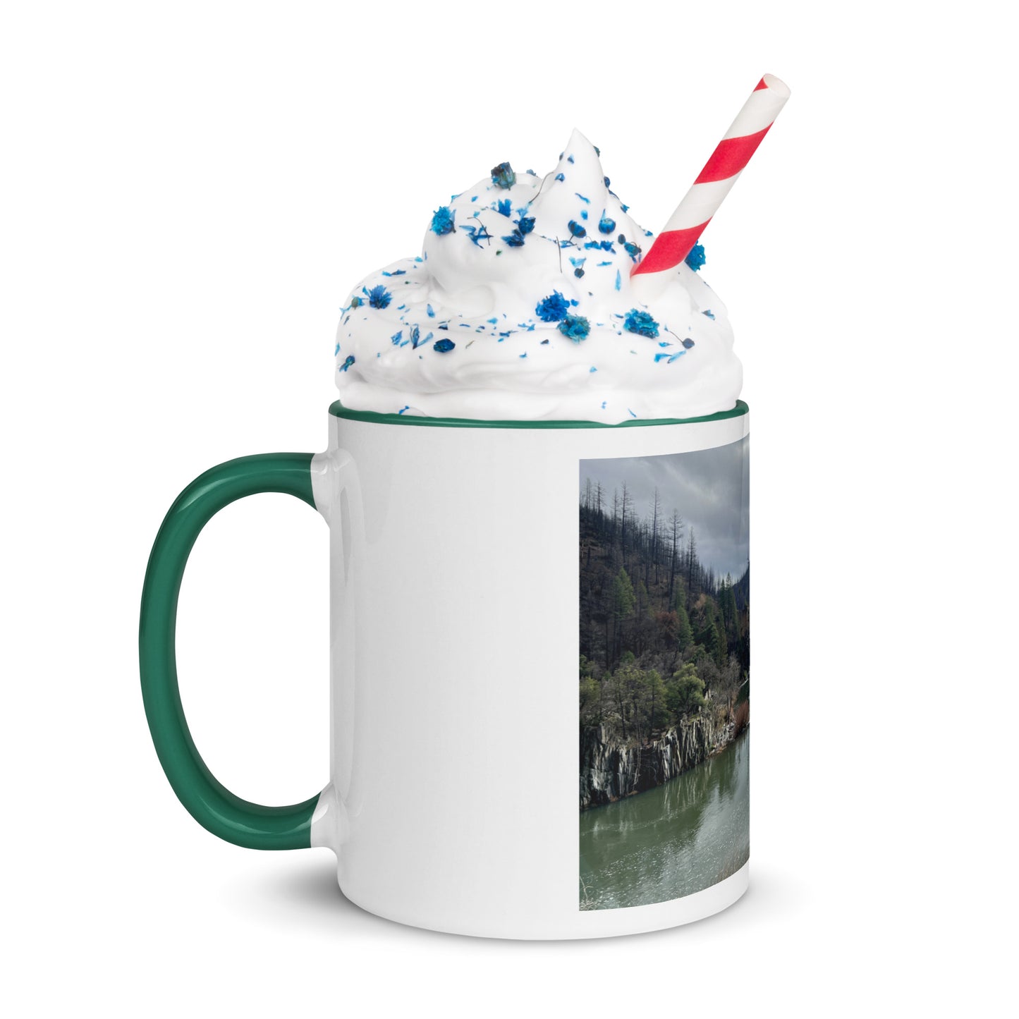 Rustling Creek Forest Mug with Color Inside