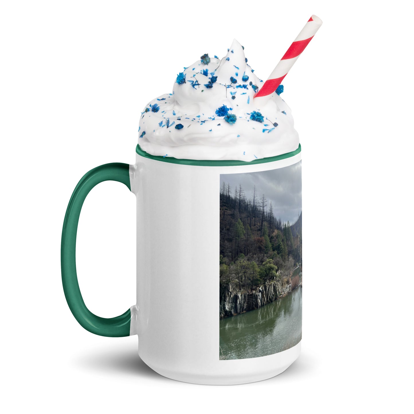 Rustling Creek Forest Mug with Color Inside