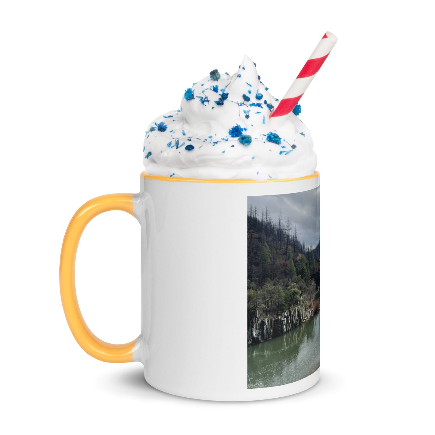 Rustling Creek Forest Mug with Color Inside