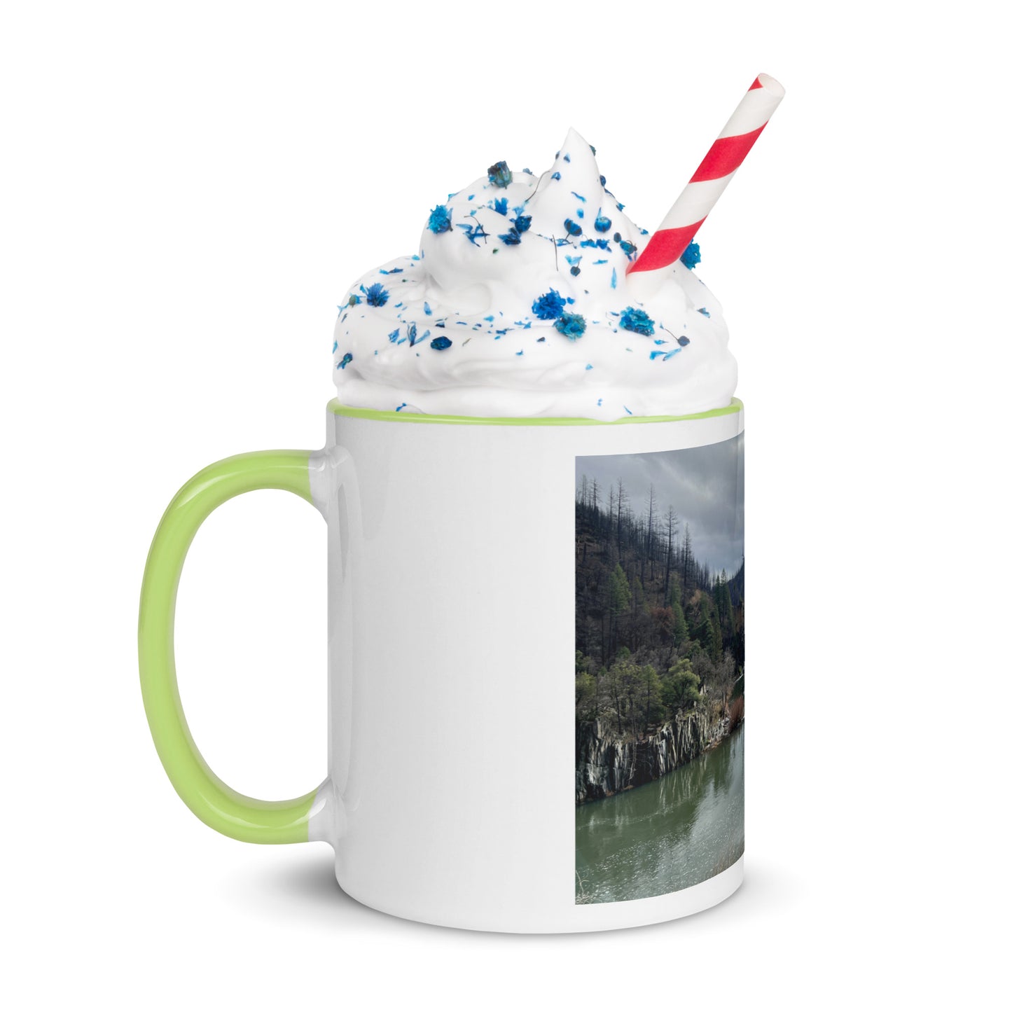 Rustling Creek Forest Mug with Color Inside