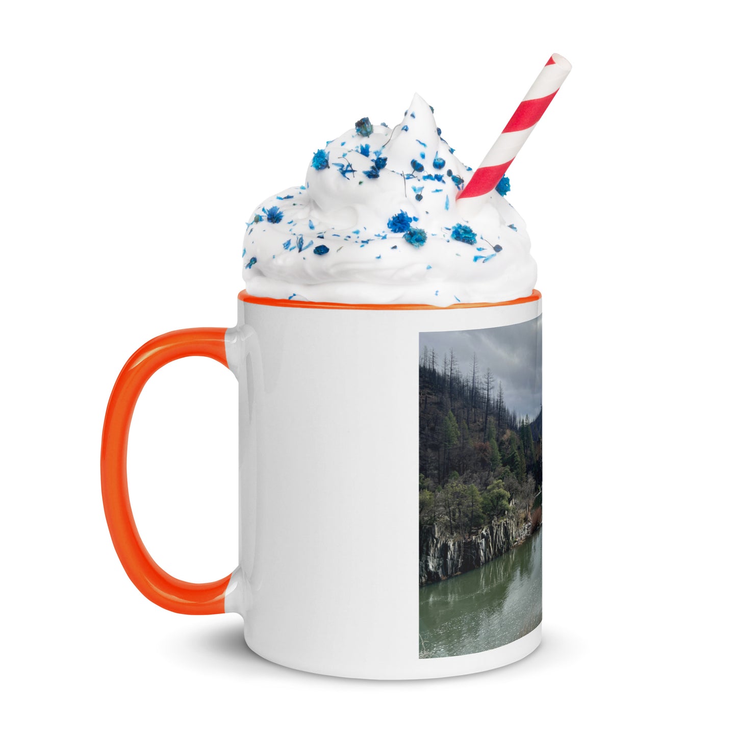 Rustling Creek Forest Mug with Color Inside