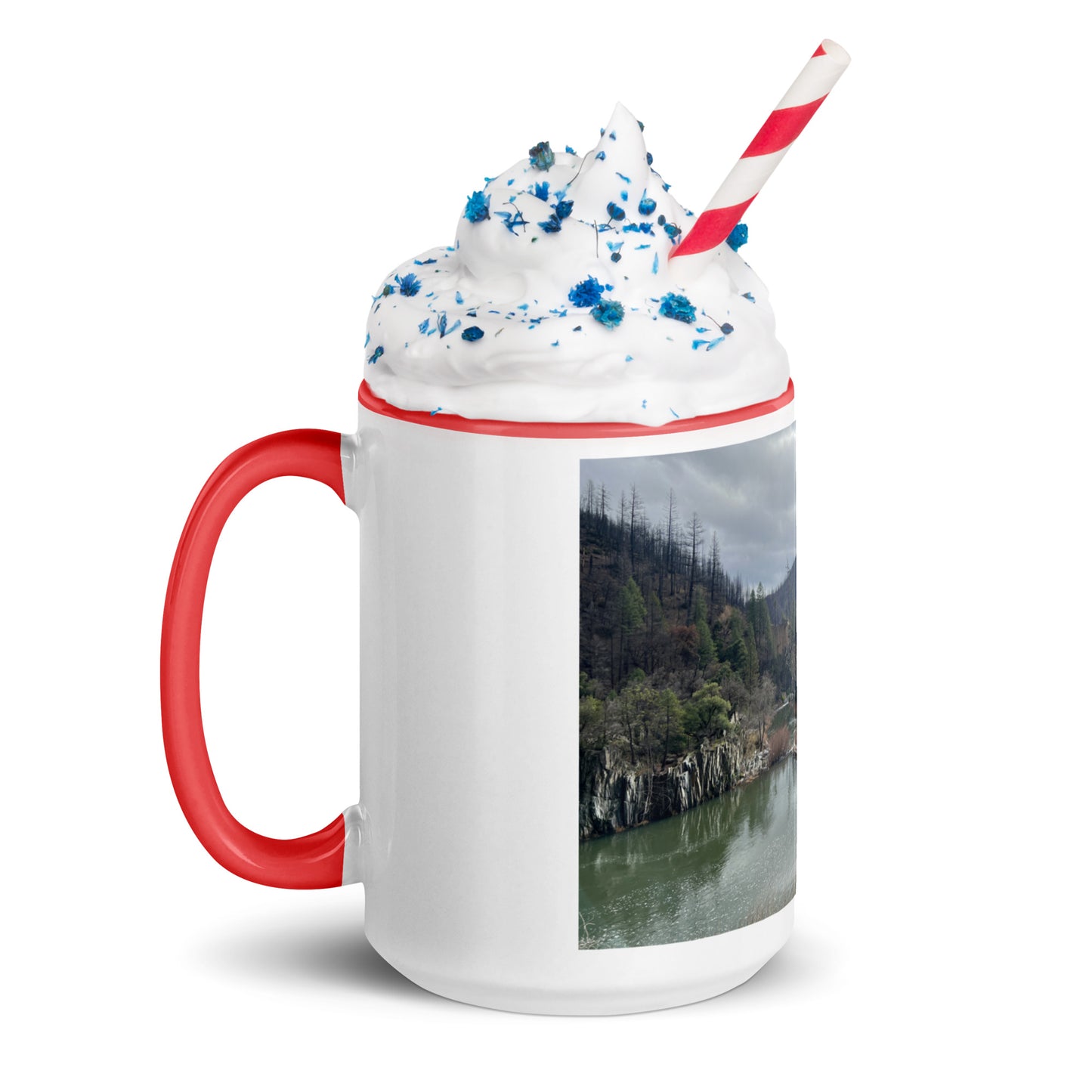 Rustling Creek Forest Mug with Color Inside