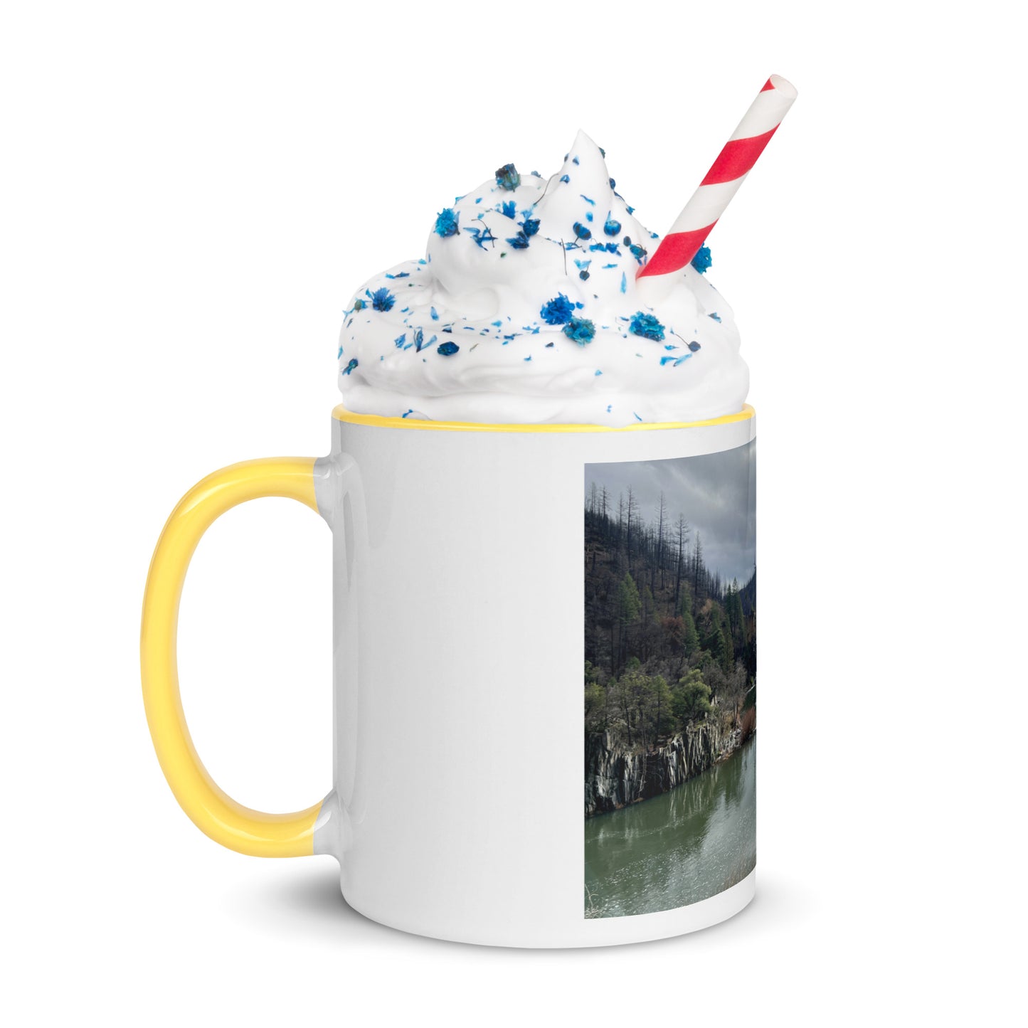 Rustling Creek Forest Mug with Color Inside