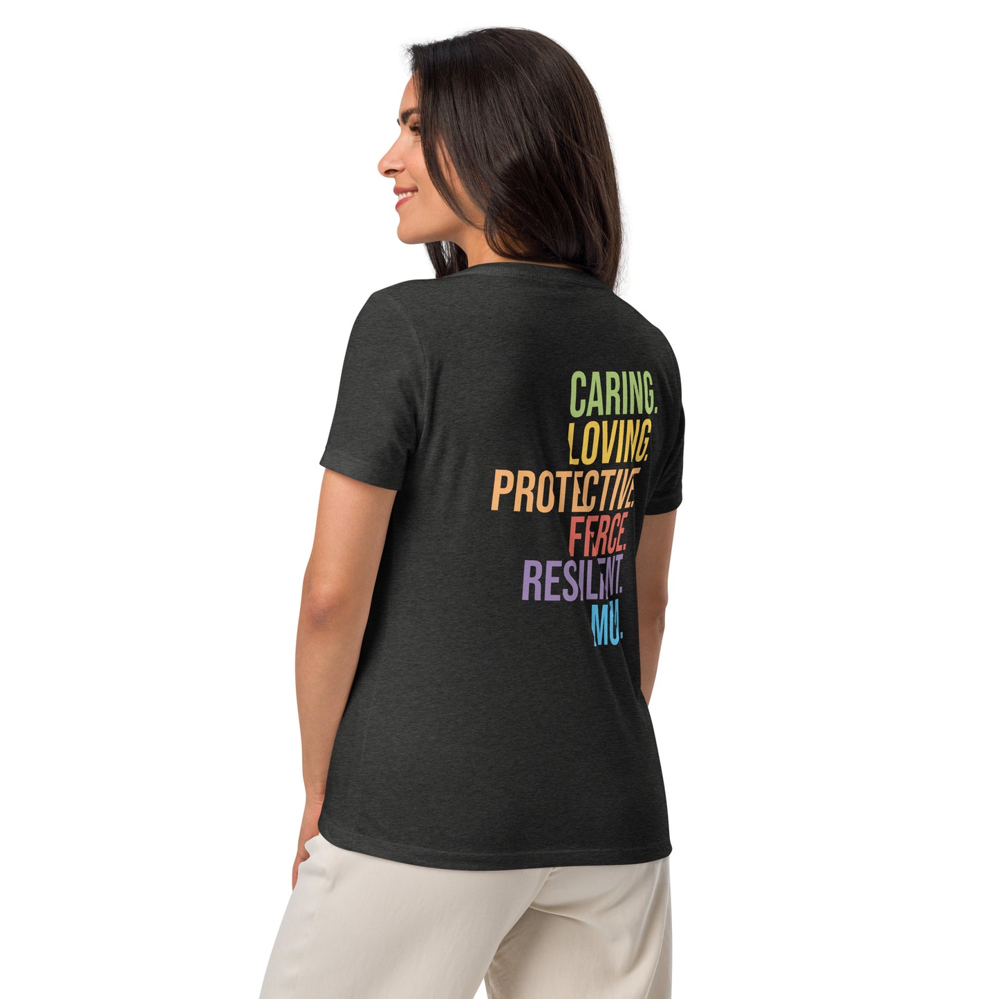 MamaBare Everything Mom Women’s Relaxed V-neck T-shirt - Image #7