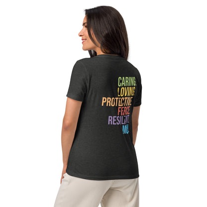 MamaBare Everything Mom Women’s Relaxed V-neck T-shirt - Image #7