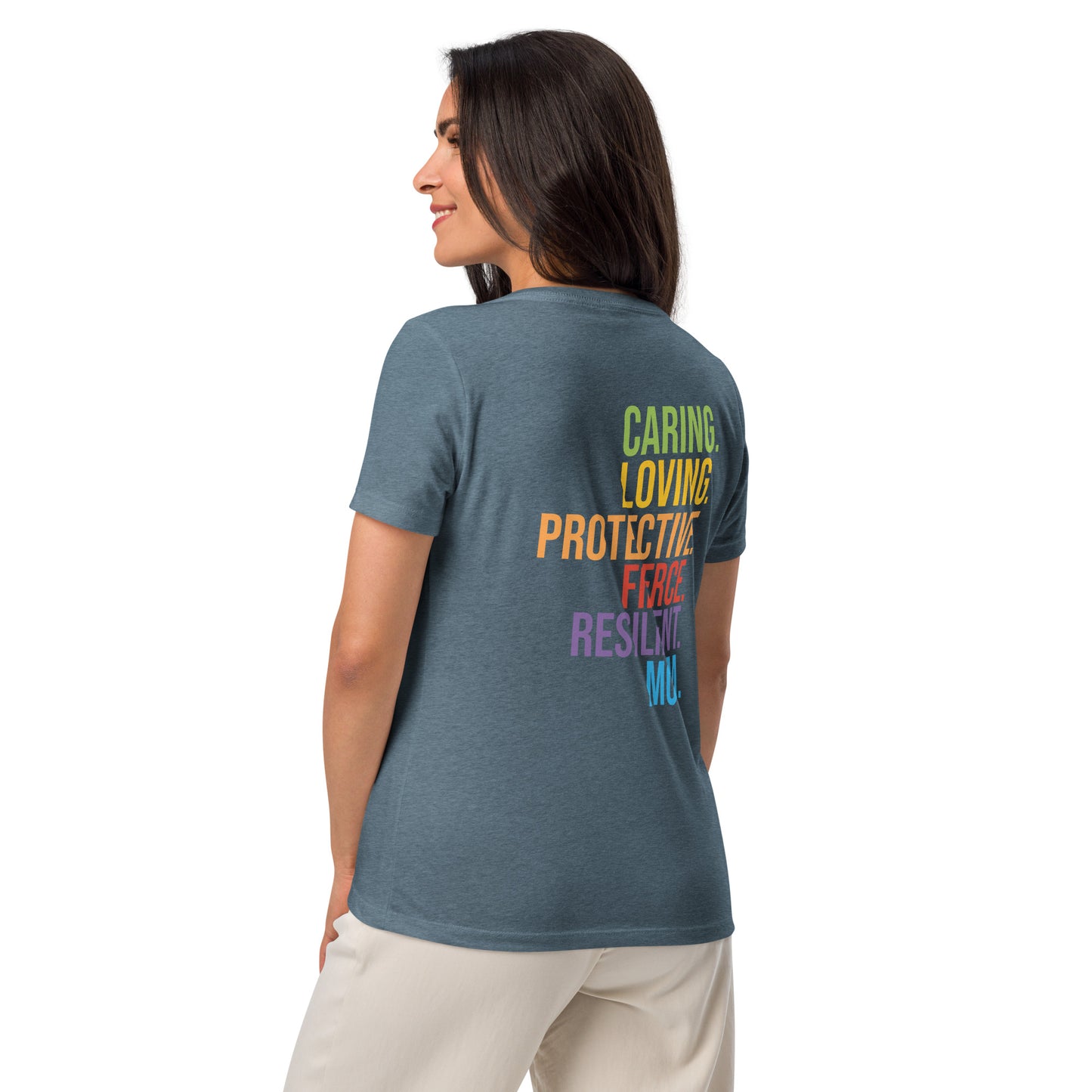 MamaBare Everything Mom Women’s Relaxed V-neck T-shirt - Image #10