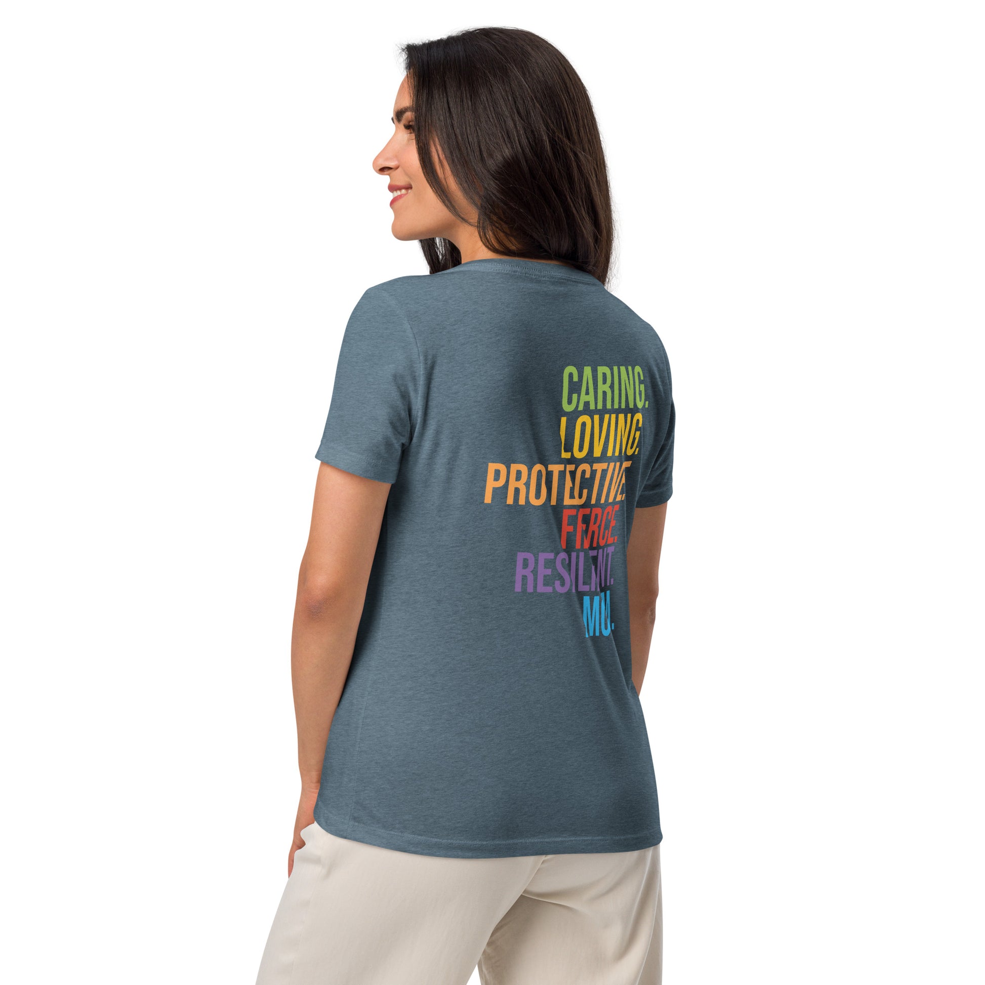 MamaBare Everything Mom Women’s Relaxed V-neck T-shirt - Image #10